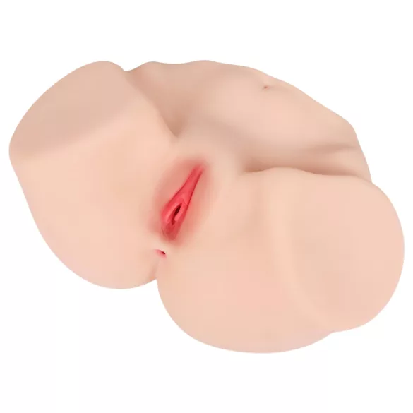 Kokos Maria - realistična torzo veštačka vagina i anus (u boji kože)