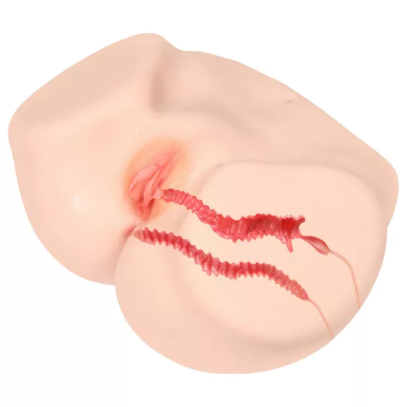 Kokos Vanila 004 - realistični torzo masturbator (prirodan)