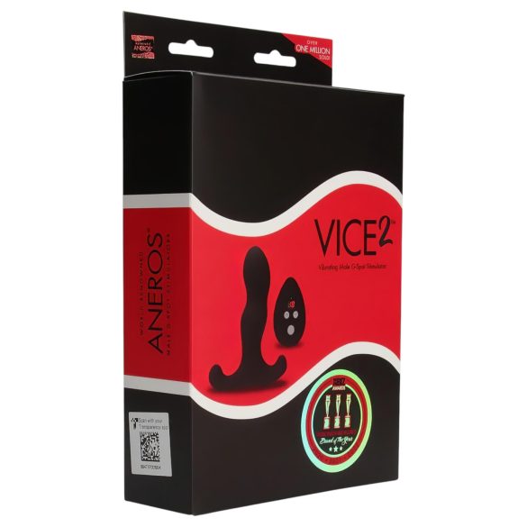 Aneros Vice 2 - G-tačka i prostata vibrator (crna)