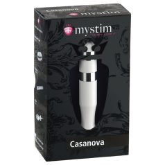 Mystim Casanova - elektro štap dildo (belo)