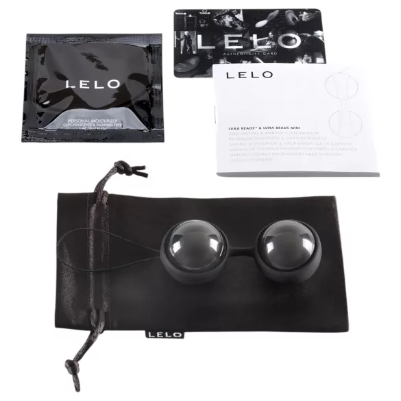 LELO Luna Noir - prilagodljive gejša kuglice