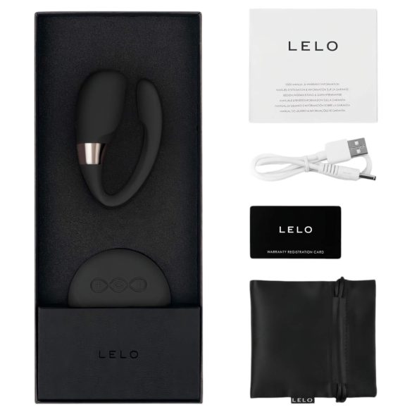 LELO Tiani 3 - silikonski parni vibrator (crna)