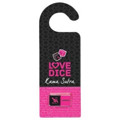 Set seksi kockica sa držačem za vrata (crno-roze)