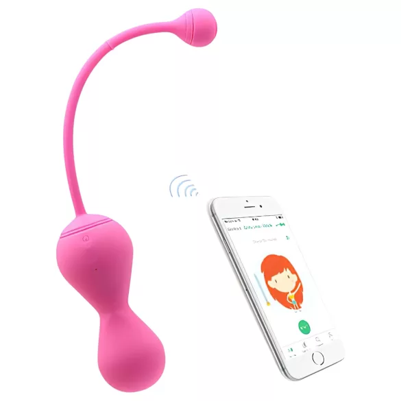 Magic Motion Kegel Master - вибрирајућа гегел куглица са контролом путем апликације (розе)