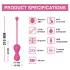 Magic Motion Kegel Master - вибрирајућа гегел куглица са контролом путем апликације (розе)