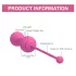 Magic Motion Kegel Master - pametne Kegel kuglice duo (roze)