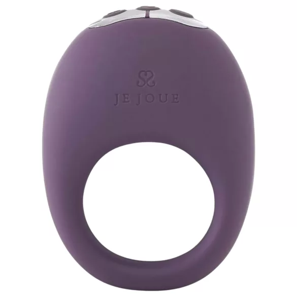 Je Joue Mio - punjivi, vodootporni, vibrirajući prsten za penis (ljubičasti)