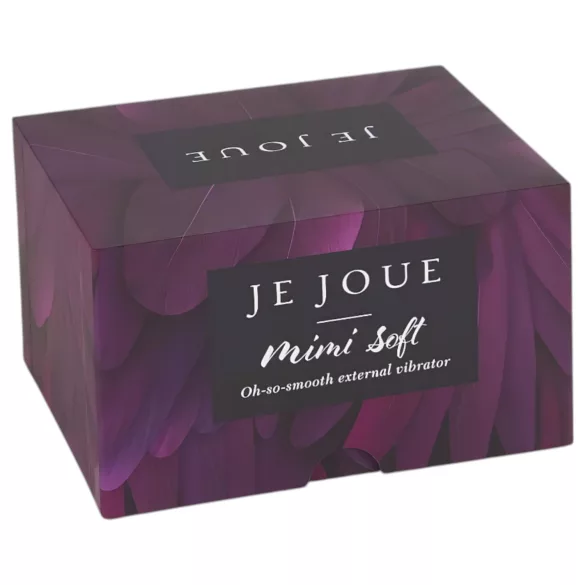 Je Joue Mimi Soft - Punjivi, vodootporni klitoralni vibrator (crni)