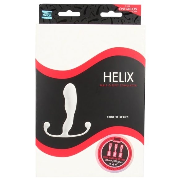 Aneros Trident Helix - beli prostata stimulator