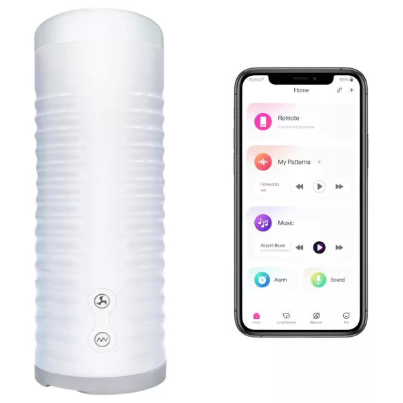 LOVENSE Max 2 - pametna masturbatora (bela)