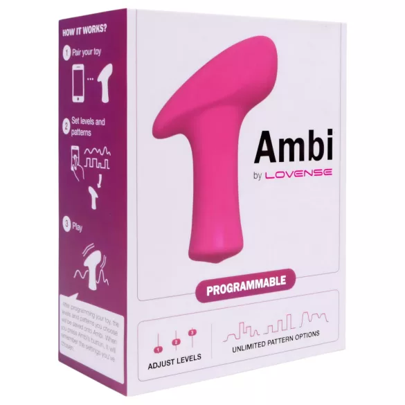 LOVENSE Ambi - pametan, dvomotorni klitoralni vibrator (roze)