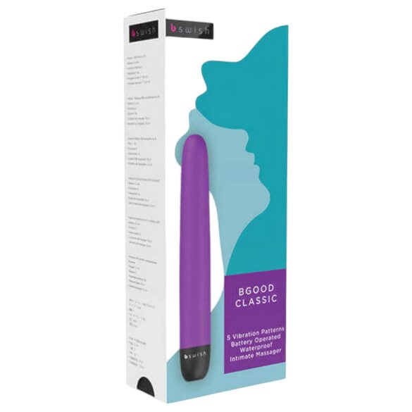 B SWISH Bgood Classic - ljubičasti vibrator za užitak