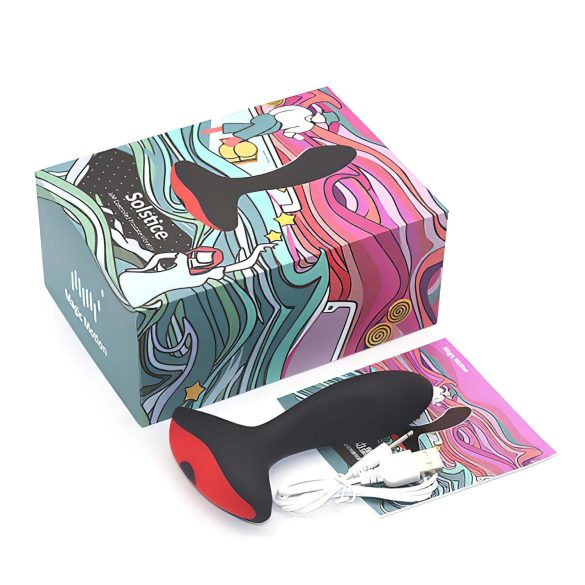 Magic Motion Solstice - pametni crni vibrirajući masažer za prostatu