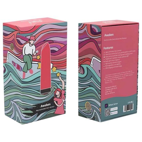 Magic Motion Awaken - pametni mini vibrátor na baterije (crveni)