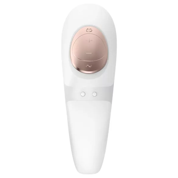 Satisfyer Pro 4 Couples - akumulatorski vazdušni vibrator za parove (beli)