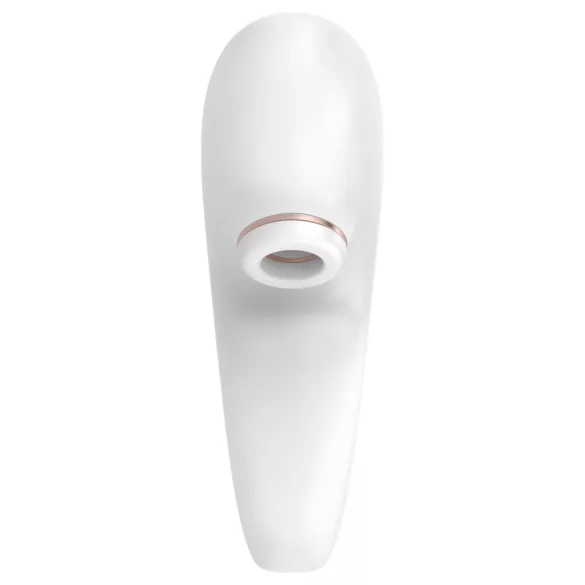 Satisfyer Pro 4 Couples - akumulatorski vazdušni vibrator za parove (beli)