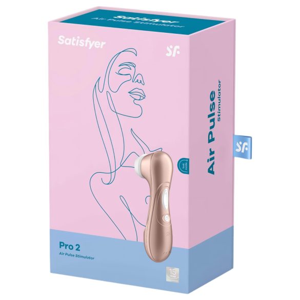 Satisfyer Pro 2 Gen2 - punjivi stimulator klitorisa (braon)