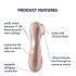 Satisfyer Pro 2 Gen2 - punjivi stimulator klitorisa (braon)