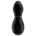 Satisfyer Penguin - punjač, vodootporni klitoralni stimulator (crno-beli)