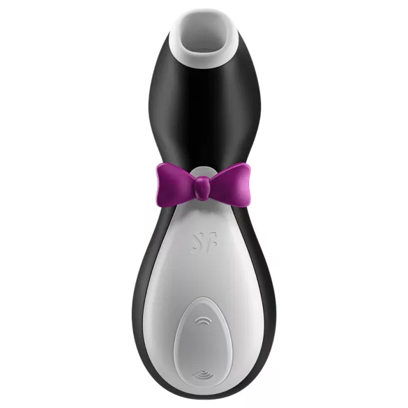 Satisfyer Penguin - punjač, vodootporni klitoralni stimulator (crno-beli)