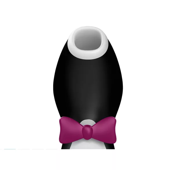 Satisfyer Penguin - punjač, vodootporni klitoralni stimulator (crno-beli)