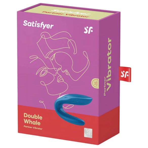 Satisfyer Dvostruki Kit - 2 motorski parni vibrator (plava)