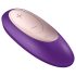 Satisfyer Double Plus Remote - bežični, punjivi parni vibrator (ljubičasti)