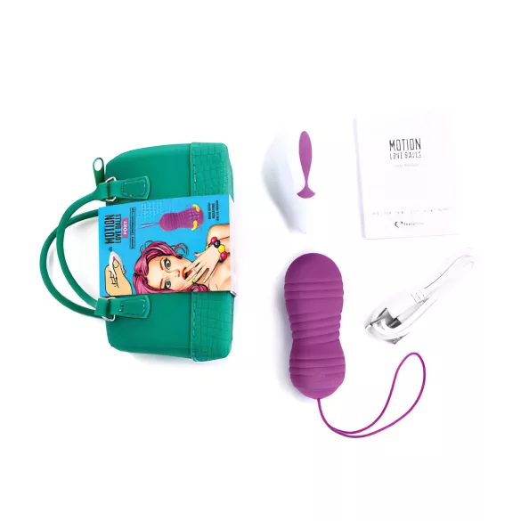 FEELZTOYS Foxy - vodootporno vibraciono jaje (ljubičasto)