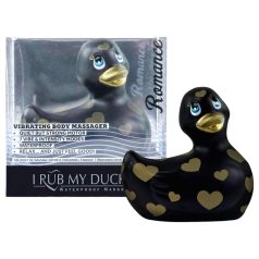 Moj Duckie 2.0 - luksuzni klitoralni vibrator (crno-zlatni)