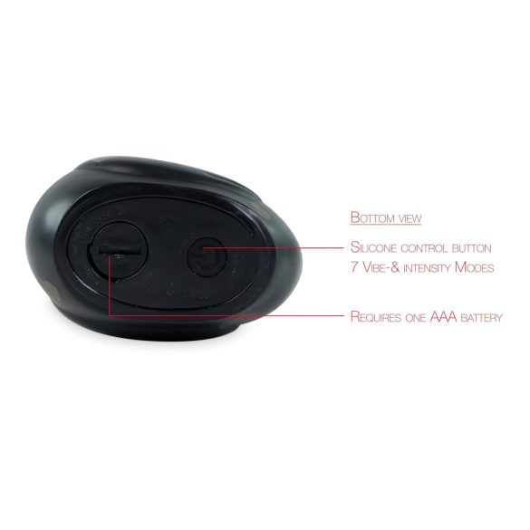 Moj Duckie 2.0 - luksuzni klitoralni vibrator (crno-zlatni)