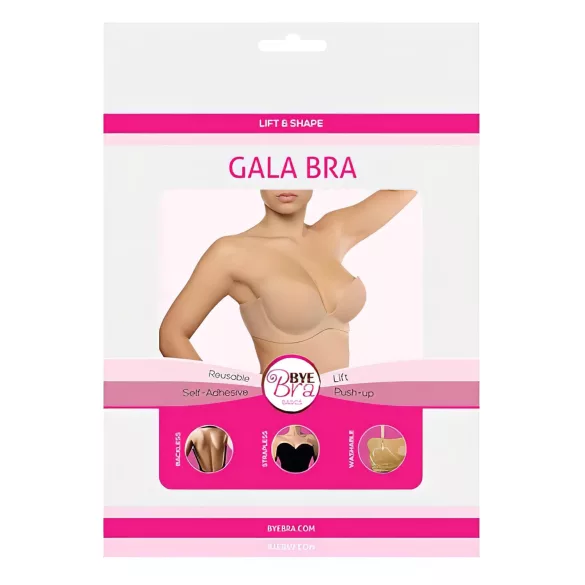 Bye Bra Gala B - skriven Push-up grudnjak (boja kože)