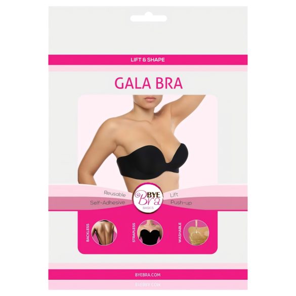 Bye Bra Gala B - tajni push-up grudnjak (crni)