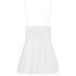 Obsessive 810-BAB-2 - čipkani babydoll i tanga (bela)