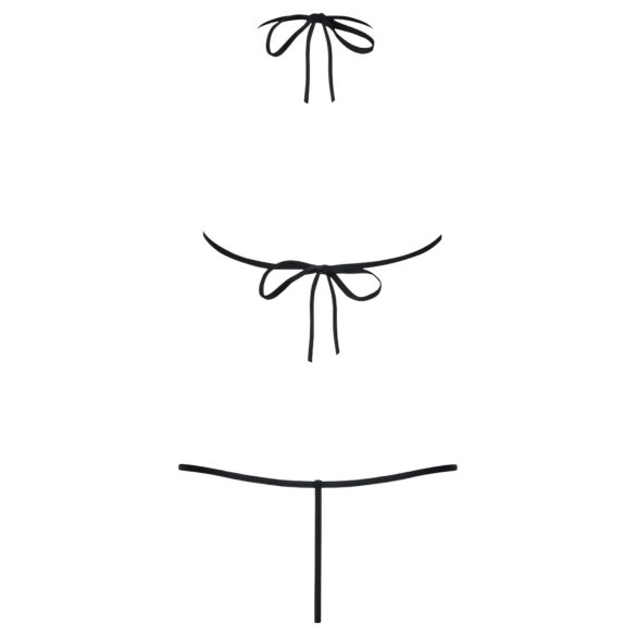 Obsessive Luiza - crni body sa tulipom i trakama (S/M)