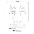 Obsessive Maidme - set kostima sobarice (6 delova) - L/XL