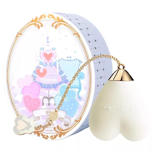 ZALO Baby Heart - pametan vodootporni klitoralni vibrator (beli)