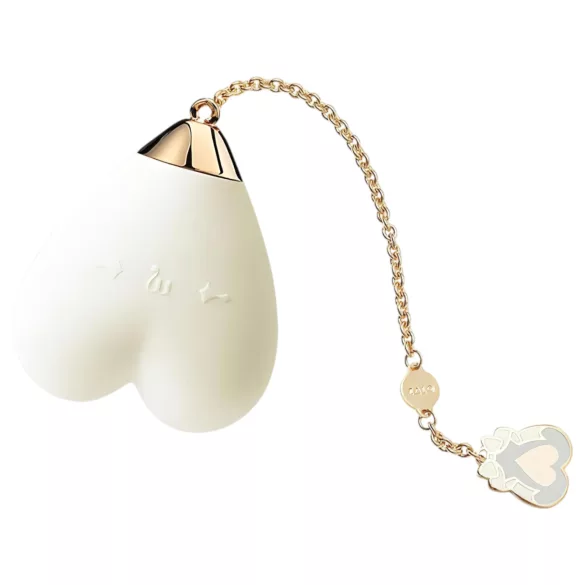 ZALO Baby Heart - pametan vodootporni klitoralni vibrator (beli)