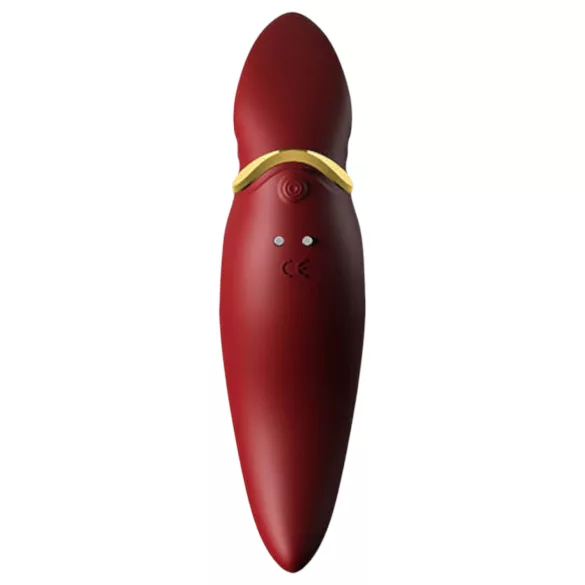 ZALO Hero - bežični, vodootporni vibrator za klitoris (crveni)