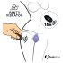 FEELZTOYS Panty - bežični, punjivi vibrator za klitoris (crni)