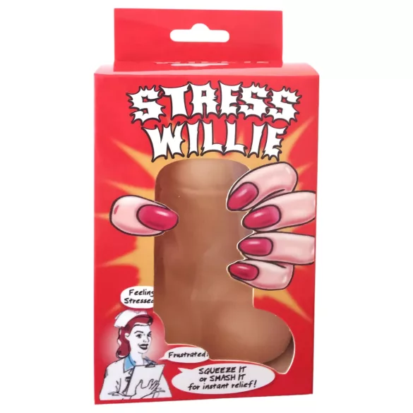 Stres Vili - antistres lopta - penis (prirodna)