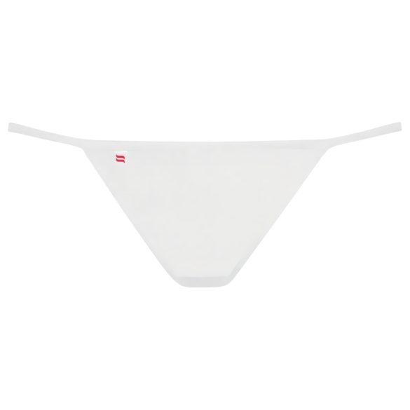 Obsessive Luiza - tanga sa cvetom tulipana (bela) - L/XL