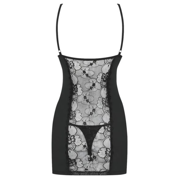 Obsessive Heartina - spavaćica i tanga (crna)