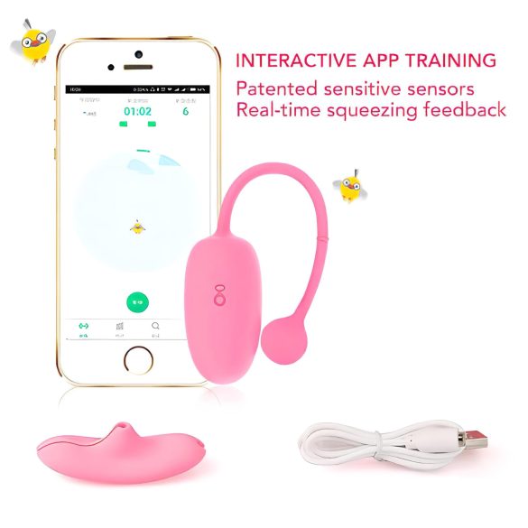Magic Motion Kegel Coach - вибрациона гејша лоптица (розе)