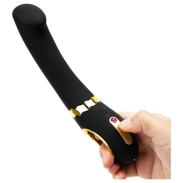 Nomi Tang Getaway Plus 2 - punjivi G-tačka vibrator (crno-zlatna)