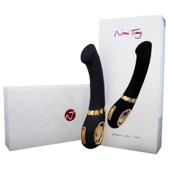 Nomi Tang Getaway Plus 2 - punjivi G-tačka vibrator (crno-zlatna)
