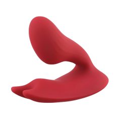   Magic Motion Umi - pametan, punjiv vibrator s trakama (crveni)
