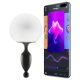 Magic Motion Bunny - pametan analni vibrator sa zečjim repom (beli)