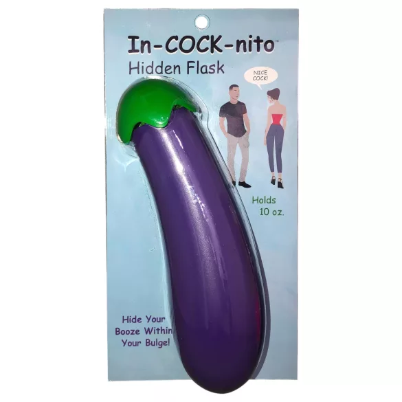 In-cock-nito - flaša u obliku patlidžana (ljubičasta)