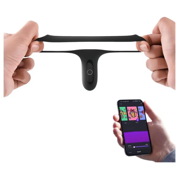 Magic Motion Rise - pametna vibrirajuća prstenjača za penis, punjiva (crna)