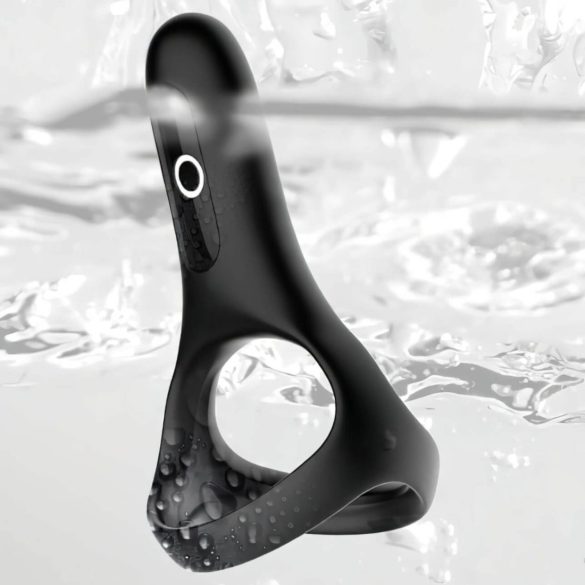 Magic Motion Rise - pametna vibrirajuća prstenjača za penis, punjiva (crna)